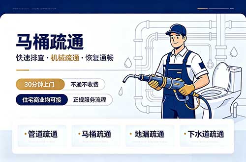 河间马桶疏通
